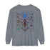 Awaken Your True Self (Back design) - Unisex Garment-dyed Long Sleeve T-Shirt